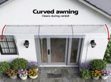 Instahut Window Door Awning 0.4mx3m Transparent AWN-04X3-CLR