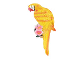 Hanging Parrots Sculptureative Realistic Animal Parrots Garden Statues Cute Tropical Bird V1294-YM0901-3115240123211