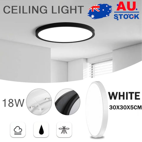 30cm white LED Ceiling Light Round 18W / 24W Oyster Lamp Modern Cool White Light V201-W11554446