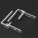 2 pack 304 Stainless Steel Swinging Hardware Saloon Door Hinges,L V1369-AZ3-W-11290