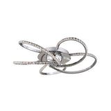 Irie Dimmable 5 Lights LED Ceiling Light - Chrome V558-LL002CL012CH