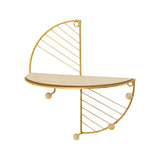 Simple Round Wall Shelf Multifunctional Geometric Wall Art Shelf Home Bedroom Wall Storage Shelves V1294-YM0523-220511JY02-2