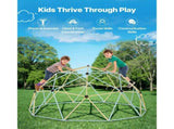 Climbing Dome, 305cm Geometric Dome Climber, 453kg Loading Jungle Gym Playground with 2 Basketballs V952-JHPDZJ10FTLQDD2DJ001V0