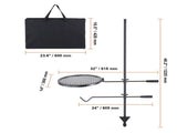 Swivel Campfire Grill Heavy Duty Steel Open Fire Cooking Grate Adjustable V952-LSYYKJDGL1414CJXOV0