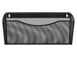 Mesh Hanging Wall File Holders, Vertical Mounted File Holder, Wall Basket Mail Organizer for Office, V1192-AZ-W-14467