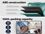 Wanderlite 28-inch Luggage Set with TSA LockABS Hard Shell Travel Suitcase Organiser Luggage Case LUG-ABS-DM-28-AR