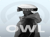 OutdoorMaster Owl Ski Goggles OTG, Snow Snowboard Goggles for Men Women Youth, Anti-Fog, 100% UV XFOM-SG72PC-BK