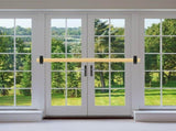 Door Barricade Brackets, Duty Drop Open Bar Holder, Security Door 2x4 Brackets, Adjustable V1366-AZ2-W-20958