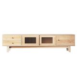 Artiss TV Cabinet Entertainment Unit Stand Storage Drawer 180CM FURNI-Q-CT02-TV180-WD-AB