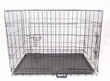 YES4PETS 48' Portable Foldable Dog Cat Rabbit Collapsible Crate Pet Cage with Cover Mat Blue V278-CR48WCOVER-BLUE-MAT