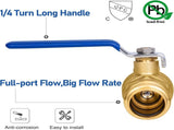 3/4 in Lead-Free Press Ball Valve,Press into 3/4"Copper Tubing Connection with EPDM O-ring V1258-DP02-C-2770