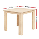 Gardeon Coffee Side Table Wooden Desk Outdoor Furniture Camping Garden Natural FF-BEACH-DESK-NTL