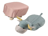 Animal Footstools Prevent Slip Cute Cartoon Giraffe Shape Soft Small Kids Stools for Home Blue V1294-YM0703-3116230000312