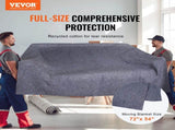 Moving Blankets, 72" x 54", 21 lbs/dz Weight, 24 Packs, Professional Recycled Cotton Packing V952-DCBYT72X54INIXGUYV0