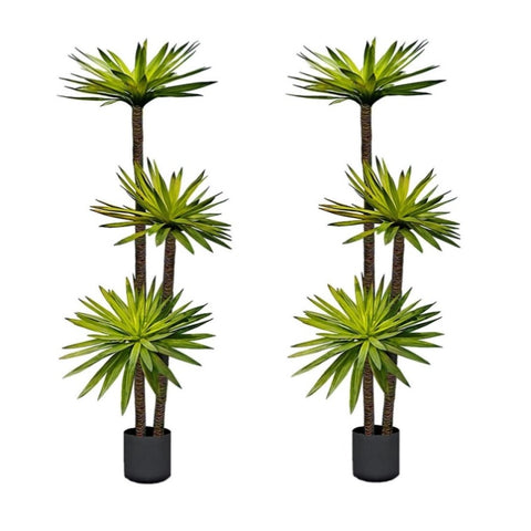 SOGA 2X 180cm Yucca Tree Giant Palm Lily Living Room Artificial Plant Home Accent Decor APLANTFHDJL1803X2