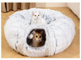 cat bed, fluffy cat bed, cat hide - away bed, multi - cat bed, pet furniture V1106-136-GRE-44379