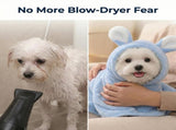 LGCASL 2026 New Puppy Bathrobe with Hood, Bathrobe Absorbent Towel for Smalls Fast Drying V1189-LWWAL-20260325-02728