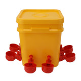 Automatic Chicken Waterer Cup with 12L Handheld Barrel Poultry Drinking Equipemnt for Goose Duck V1294-YM0706-3111230182714