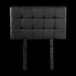 PU Leather Single Bed Deluxe Headboard Bedhead - Black V63-768185