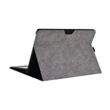 Light Gray Leather Tablet Case For Microsoft Surface Pro X - 13 Inch PRL-5091191060DBT