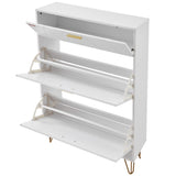 VEVOR Shoe Cabinet with 3 Flip Drawers, Shoe Cabinet for Entryway, Free Standing Shoe V952-FCXJ3C2937INYX33SV0