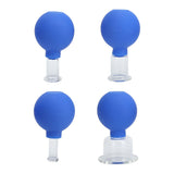 4Pcs Liposuction MultiSize Health Care Cellulite Removal Skin Treatment Durable Rubber Vacuum V1294-YM0901-3117210097811
