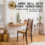 2 Set Wall Mirror Round Aluminum Frame Bathroom 70cm GOLD V274-FT-BM-ALUR-GLD70-X2