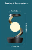 Gray Modern Night Light Spiral Design LED Night Light Ambient Lighting Wireless V1347-124-GRA-76998