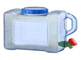 Water Container Water Storage Bucket with Faucet Portable Water Canteen for Outdoor Camping Hiking V1263-JX-1914