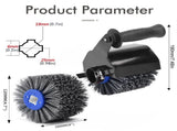 Nylon Abrasive Wire Drum Polishing Wheel Portable Belt Sander and Angle Grinder, Rotary Brush V1341-ZY-MJAL6ZDC-M14A