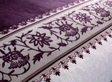 Plum Fiore Border Elegance Quilt / Doona / Duvet Cover set V745-AQ041710Q3