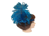 12x 1920s FLAPPER HEADBAND Headpiece Feather Sequin Charleston Gatsby Party BULK - Blue V563-BR-12FLAPPERHDBND-BLU