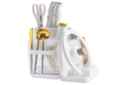 Multifunctional Kitchen Storage Rack Kitchen Countertop Cutting Board Pot Cover Chopsticks Forks V1294-YM0706-3118230217011