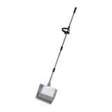 Chicken Poop Scooper Rake Stainless Steel Adjustable Chicken Litter Shovel for Chicken Coop Beach V1294-YM0901-3111250186411