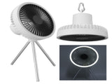 Tripod Fan 10000mAh 3 Gears Adjustable Timing Function Portable Desktop Fan with Light for Outdoor V1294-YM0715-3113220111711
