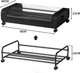 CARLA HOME Set 2 Pcs XXL Under Bed Rolling Storage Containers with 50L Large Capacity and Wheels LSB-36129