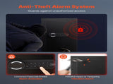 Wall Safe, 3-Tier Hidden Wall Mounted Safe Password & Key, Q235 Cold-Rolled Steel In-Wall Box V952-BGBXJ4145625LE5K9001V9
