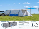 Inflatable SUV Tent with Pump 2.0, 30% More Space, Easy Set-up Car Tent for 6 Person Family Camping, V1259-SUVTENT-6P-DUAL