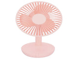 Oscillating Desk Fan Rechargeable Mute Practical Desktop USB Charging Fan for Home SchoolPink V1294-YM0901-3113210069312