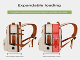 Pink Expandable Laptop Backpack with USB Port - Stylish Travel & Business Daypack V888-ELOSUNG32795