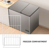 White Reusable Iron Mesh Fridge Divider for Organizing Cage Storage and Kitchen Shelves V1370-AZ4-20835
