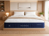 RoomSense Queen Mattress, 34cm Thick Medium Firm Hybrid Mattress for Back Pain Relief, Tencel XFKF-MA-1666-34-Q