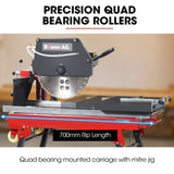 BAUMR-AG 2200W 450mm 18" Brick & Masonry Table Saw, Electric Tile Concrete Cutting, with Stand V219-TOLBCTBMTE4A