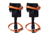 Tree Climbing Spikes Set, 1 Pair Alloy Steel Climbing Spurs with Safety Rope and Safety Harness, V952-PSZZPZCZHKPZ0IXFTV0