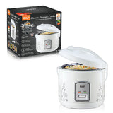 5L Electric Rice Cooker with Steamer Basket, Non-Stick Inner Pot, 24-Hour Delay Timer and Keep-Warm V1341-ZY-FPSE7JRD-WHITE