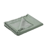 Vintage Design Homewares Gypsy Green Washed Linen Cotton Table Runner 35 x 180cm V442-HIN-TABLER-GYPSYLINENCOTTON-GREEN-RE