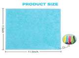 15pcs Microfiber Cleaning Cloth Lint Free,Absorbent,Streak Free,Non-Abrasive,Reusable and V1192-AZ-W-31789