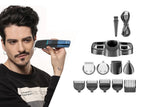Electric Razor Hair Trimmer Men 5 in 1 Beard Trimmer Washable Hair Clippers Mens Grooming Kit V1263-JX-6639