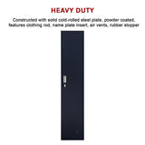 One-Door Office Gym Shed Clothing Locker Cabinet V63-832371