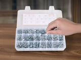 2250 Pcs Bolts and Nuts Assortment Kit, Metric Imperial Machine Screws and Flat Washers, Alloy V952-LMHLSTZGZLJYS6FAS001V0